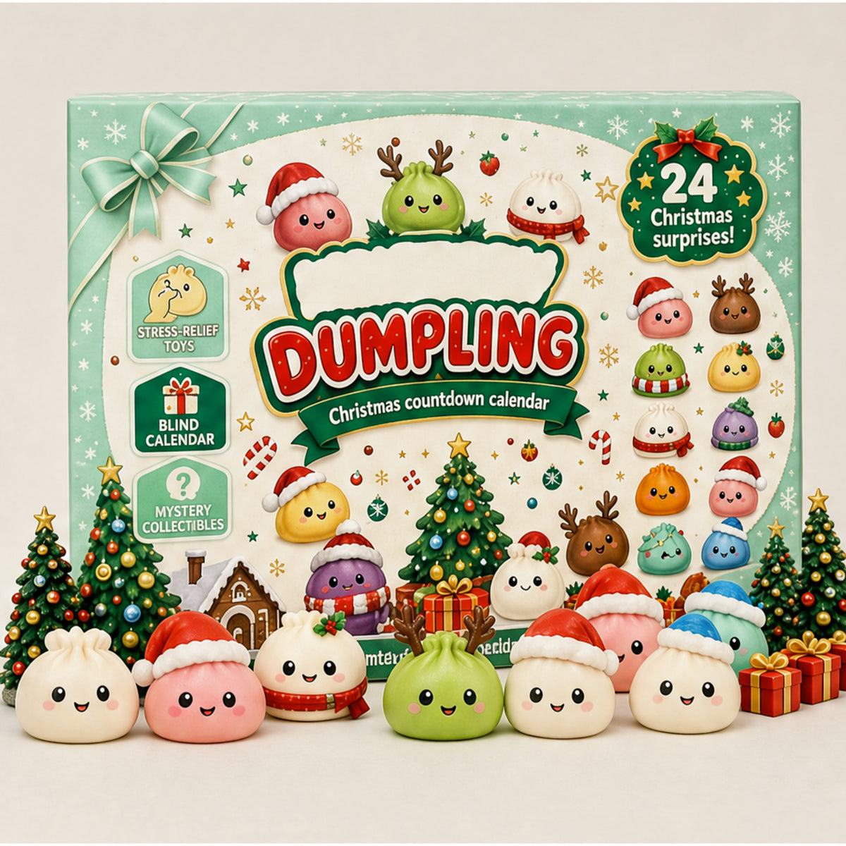 Squishlings 24-Day Squishy Christmas Countdown Calendar With Surprise Characters - Image 9