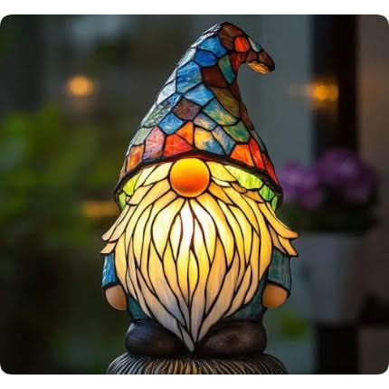 Stained Glass Dog LED Night Light - Image 15