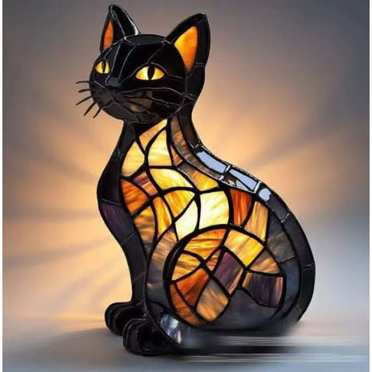 Stained Glass Dog LED Night Light - Image 2