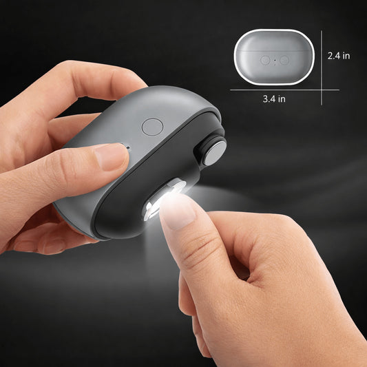 Stainless Steel Nail Clipper With Ergonomic Design And Cleaning Brush - Image 4