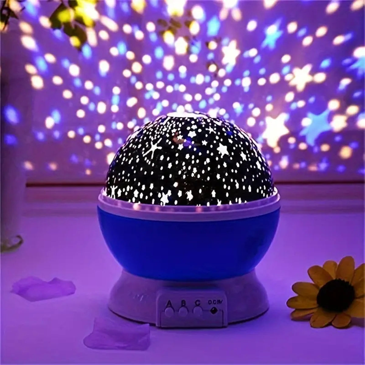 Star Projector Night Lamp With Rotating Dome And Colour Control - Image 1