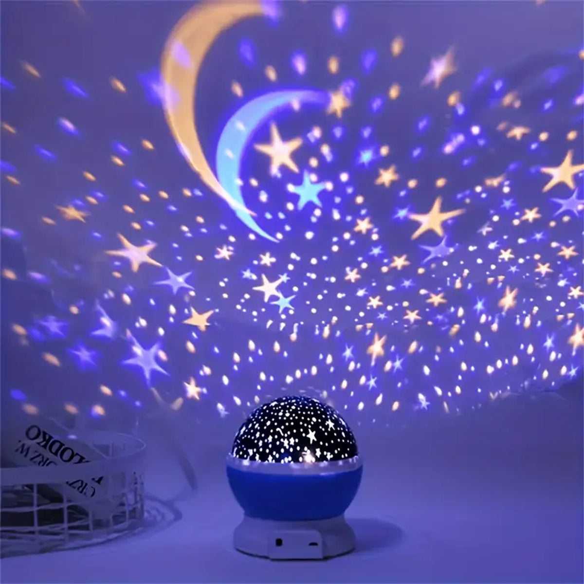 Star Projector Night Lamp With Rotating Dome And Colour Control - Image 5