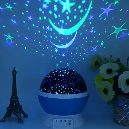 Star Projector Night Lamp With Rotating Dome And Colour Control - Image 3