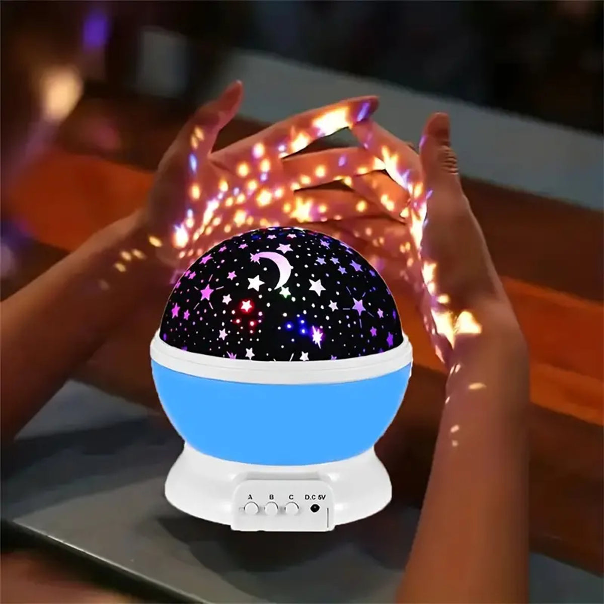Star Projector Night Lamp With Rotating Dome And Colour Control - Image 4