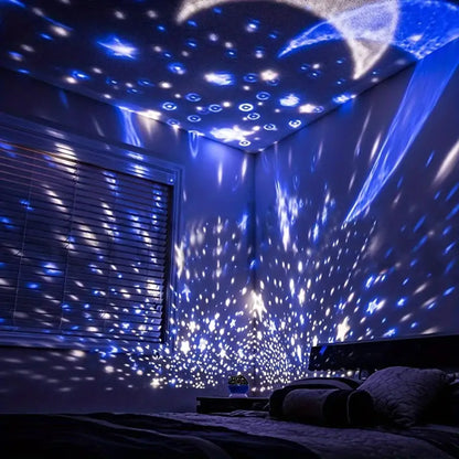 Star Projector Night Lamp With Rotating Dome And Colour Control - Image 6