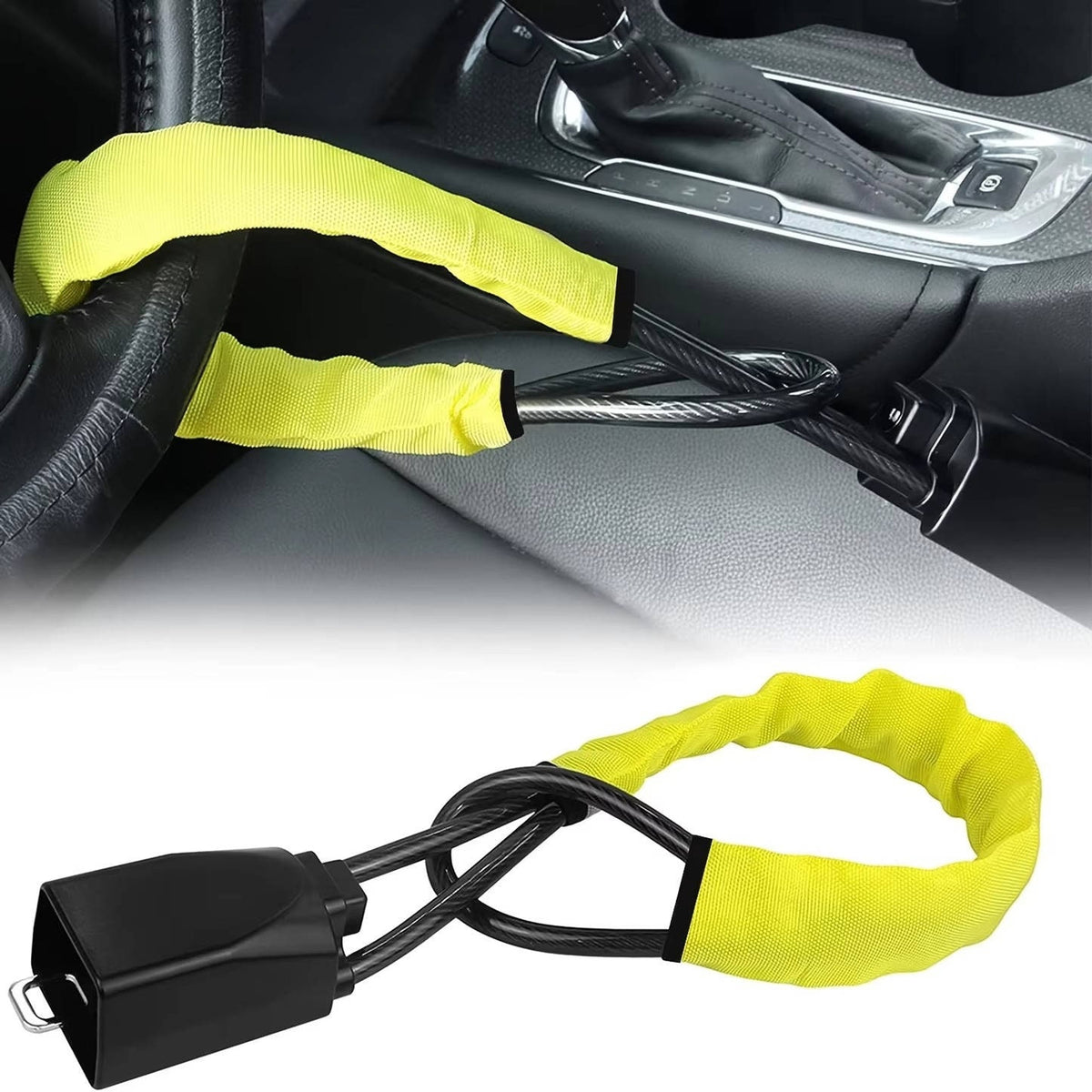 Steering Wheel Lock With DUAL SYSTEM - Image 6