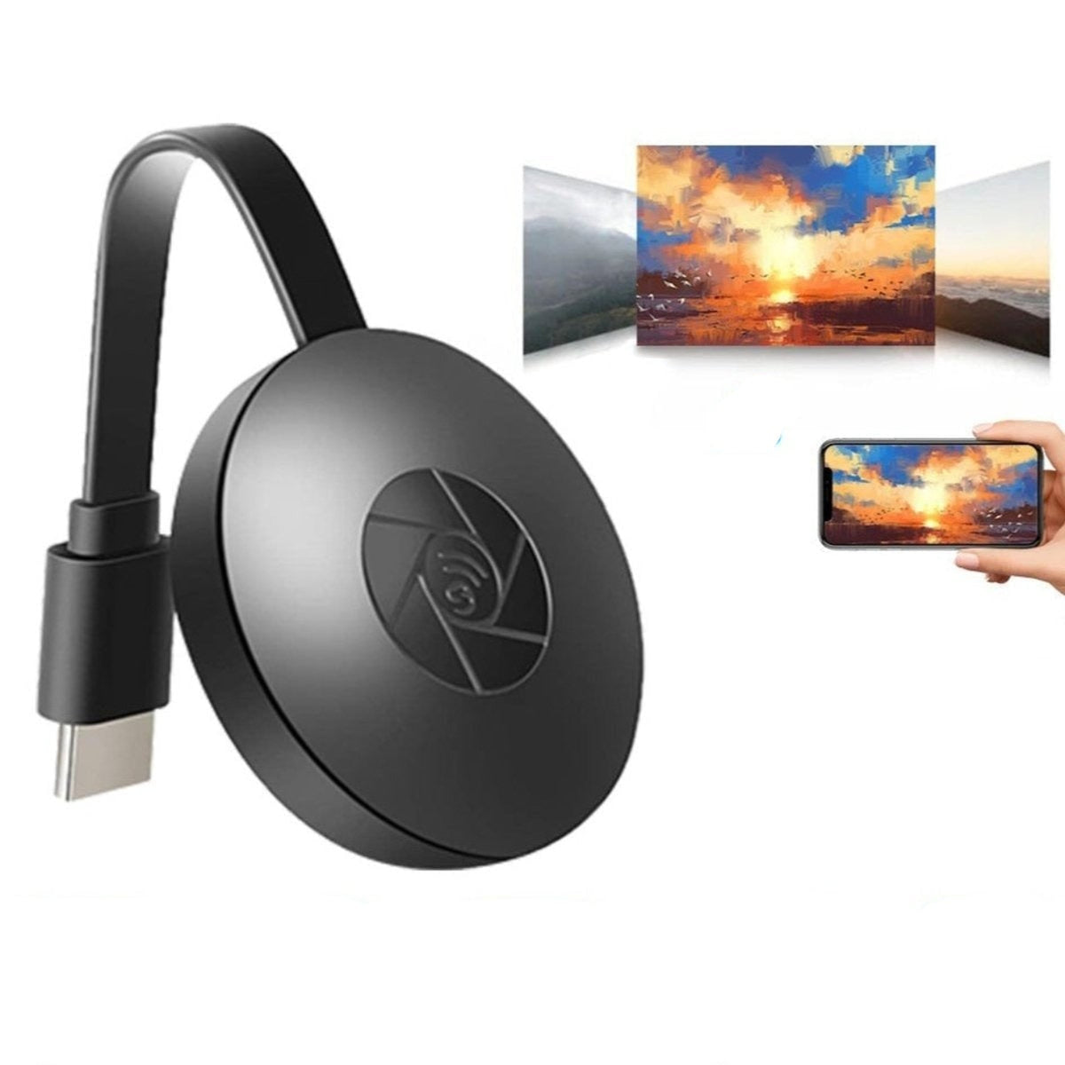 Streamer HDMI Wireless Visioncast One Full HD 1080P Plug-And-Play Streaming For Movies Presentations And Games - Image 1