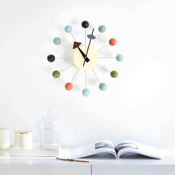 Sunburst Wall Clock With Silent Quartz Movement - Image 11