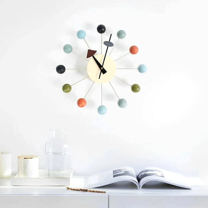 Sunburst Wall Clock With Silent Quartz Movement - Image 11