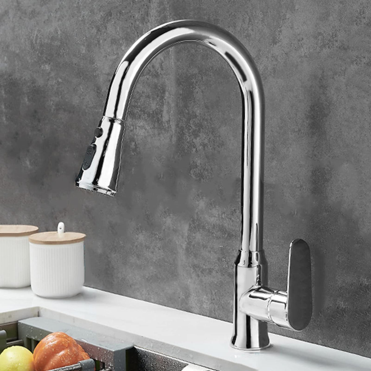 Swivelux Elegant Kitchen Faucet With Pull-Out Spray Head And 360° Rotation - Image 7