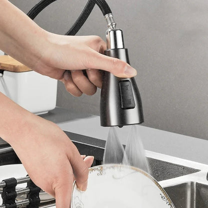 Swivelux Elegant Kitchen Faucet With Pull-Out Spray Head And 360° Rotation - Image 4