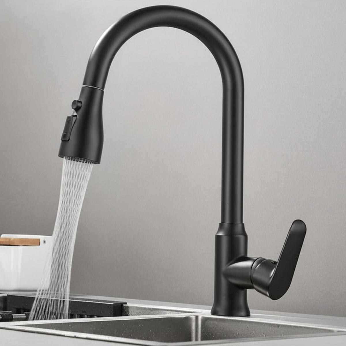 Swivelux Elegant Kitchen Faucet With Pull-Out Spray Head And 360° Rotation - Image 6