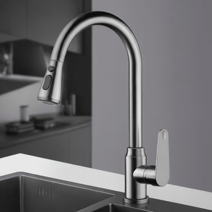 Swivelux Elegant Kitchen Faucet With Pull-Out Spray Head And 360° Rotation - Image 8