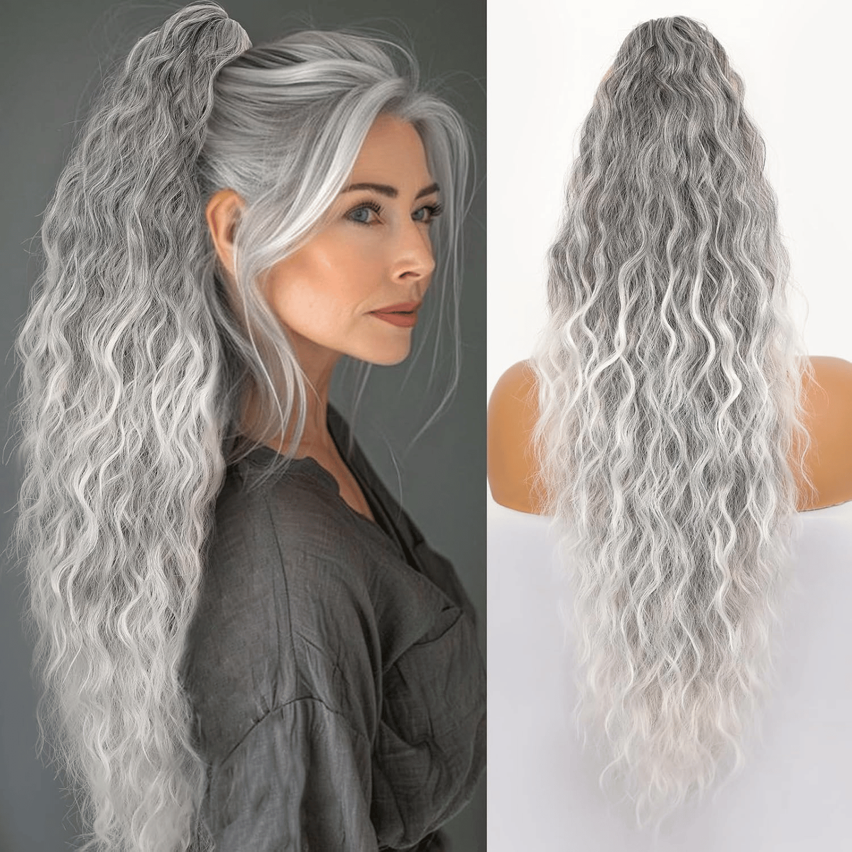 The Silkipony Drawstring Ponytail Extension For Instant Voluminous Hair - Image 3