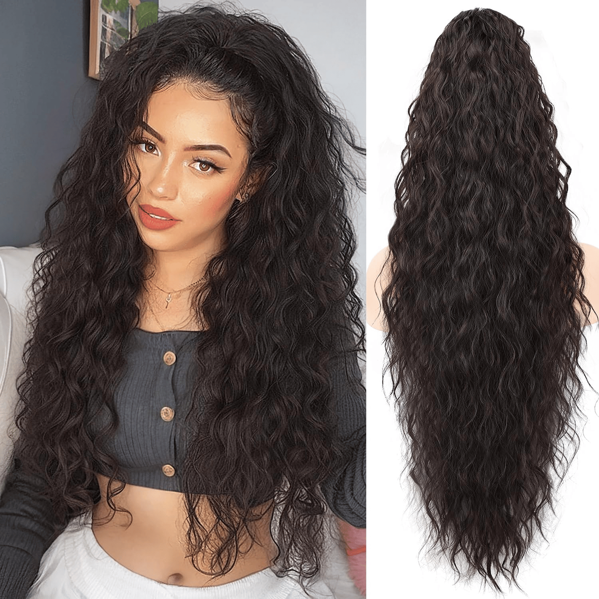The Silkipony Drawstring Ponytail Extension For Instant Voluminous Hair - Image 7