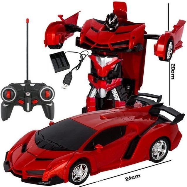 Transformer Remote Control Car With 2-in-1 Robot Mode For Kids - Image 3