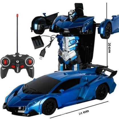 Transformer Remote Control Car With 2-in-1 Robot Mode For Kids - Image 4