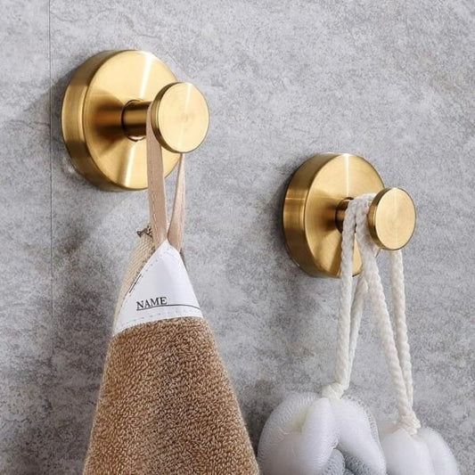 Twist-Lock Suction Cup Wall Hooks 2-Piece Set For Smooth Surfaces - Image 1