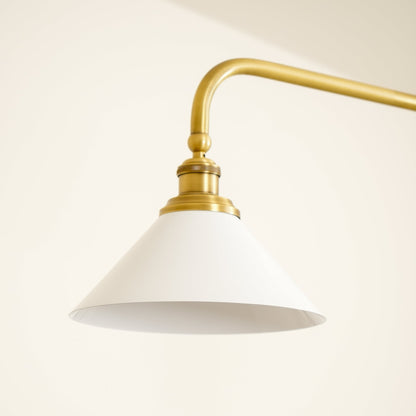 Two-Head Pendant Light with White Shades - Image 37