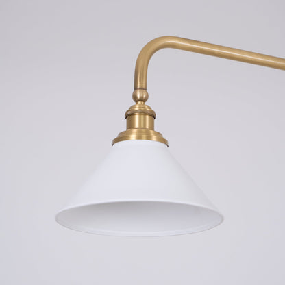 Two-Head Pendant Light with White Shades - Image 46