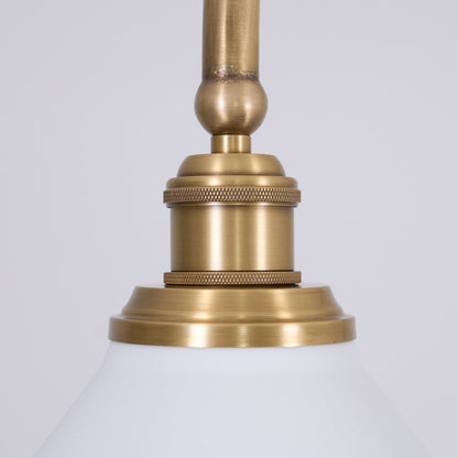 Two-Head Pendant Light with White Shades - Image 48