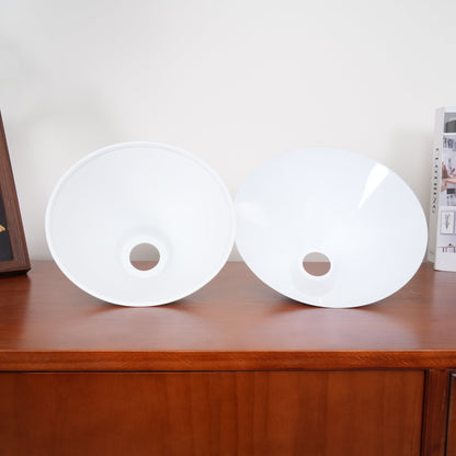 Two-Head Pendant Light with White Shades - Image 50