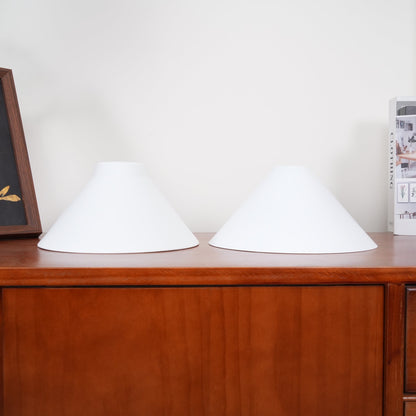 Two-Head Pendant Light with White Shades - Image 56