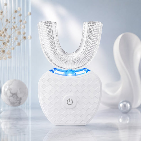 U Shaped Electric Toothbrush With Ultrasonic Vibration For Adults Rechargeable 360 Degree Cleaning - Image 2