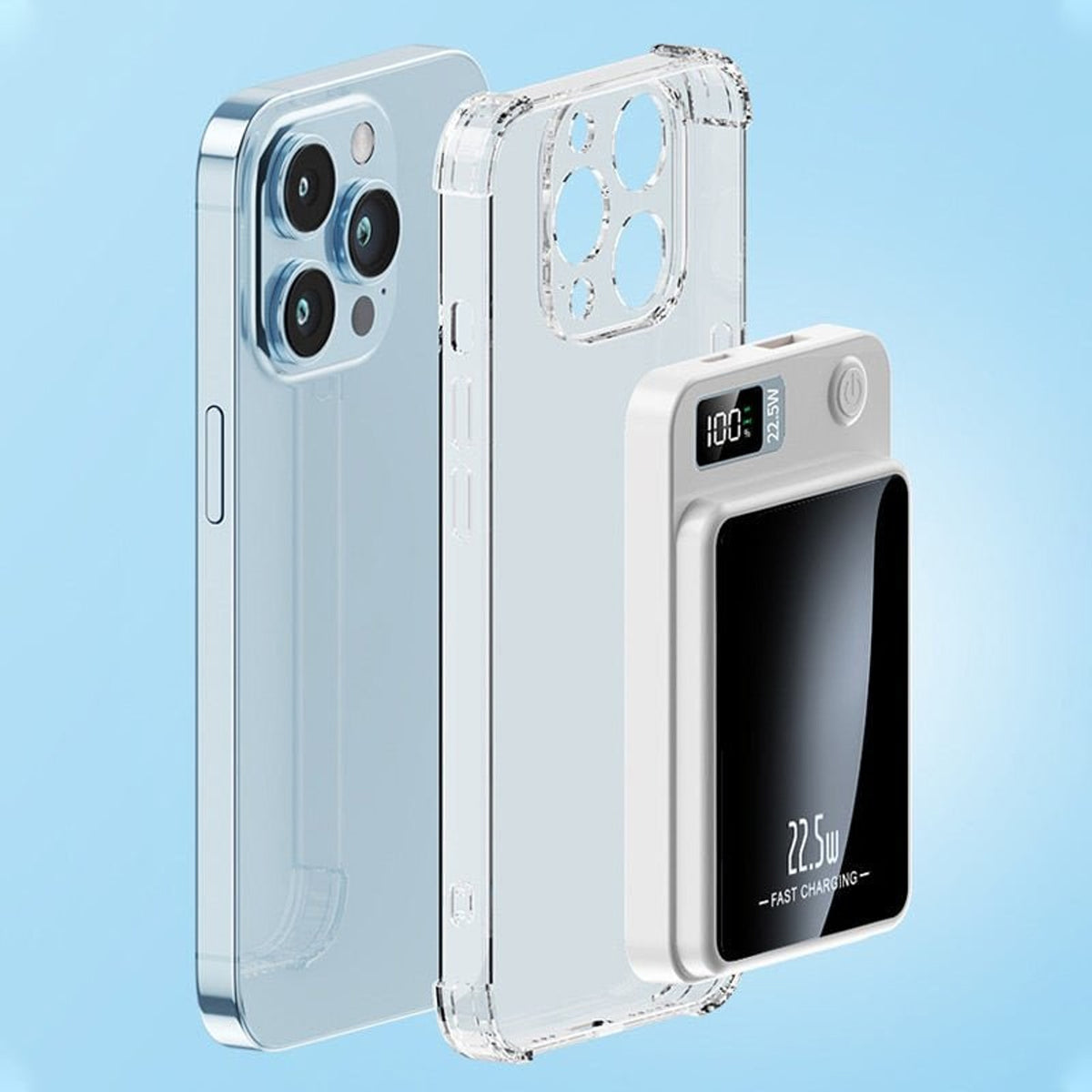 Ultra-Slim 20000mAh Mobile Charging Power Bank - Image 3