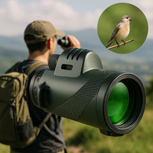 Ultra-Zoom Monocular Telescope 600x HD Lens Compact For Hiking & Birdwatching - Image 1