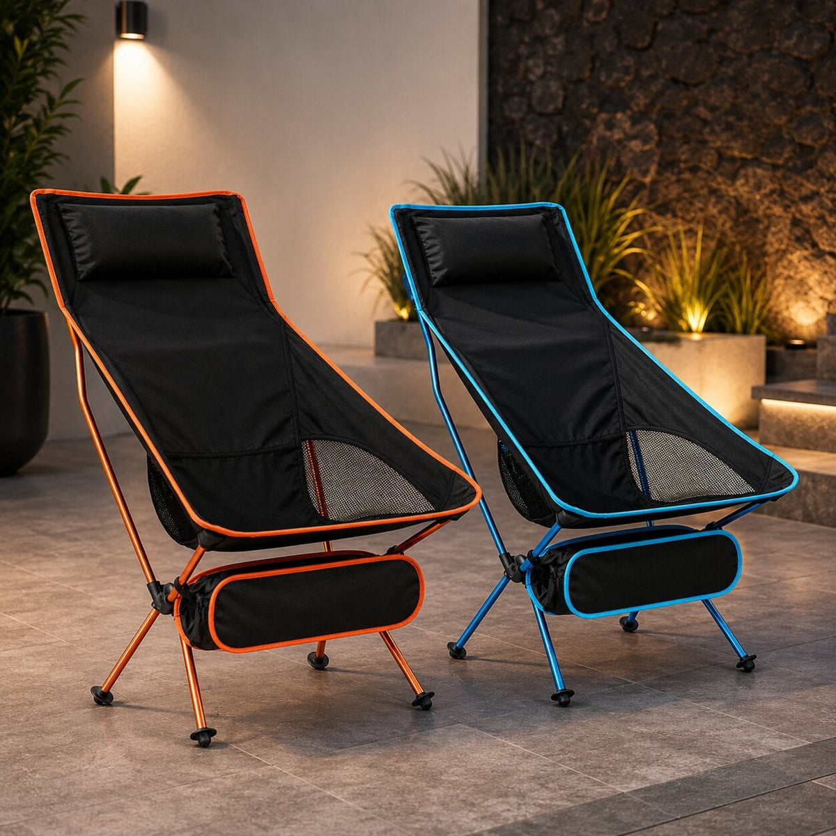 Ultralight Quick Setup Reclining Folding Camping Chair - Image 1