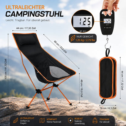 Ultralight Quick Setup Reclining Folding Camping Chair - Image 6