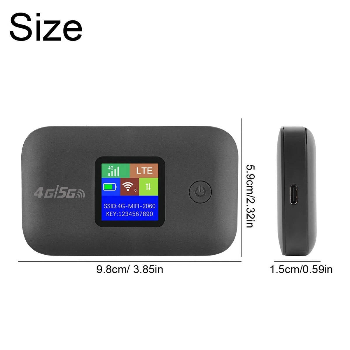Unlocked 5G 4G Mobile WiFi Hotspot Portable Mifi Modem With 150Mbps Wireless Router - Image 6