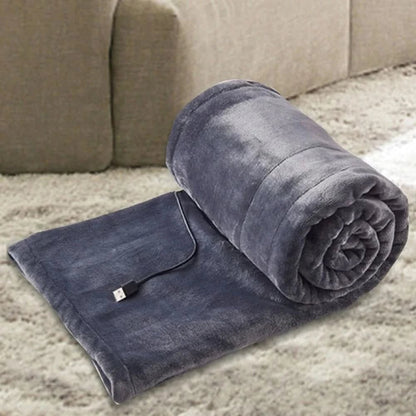 USB Heated Blanket With 3 Heat Settings Portable Warming Throw - Image 1