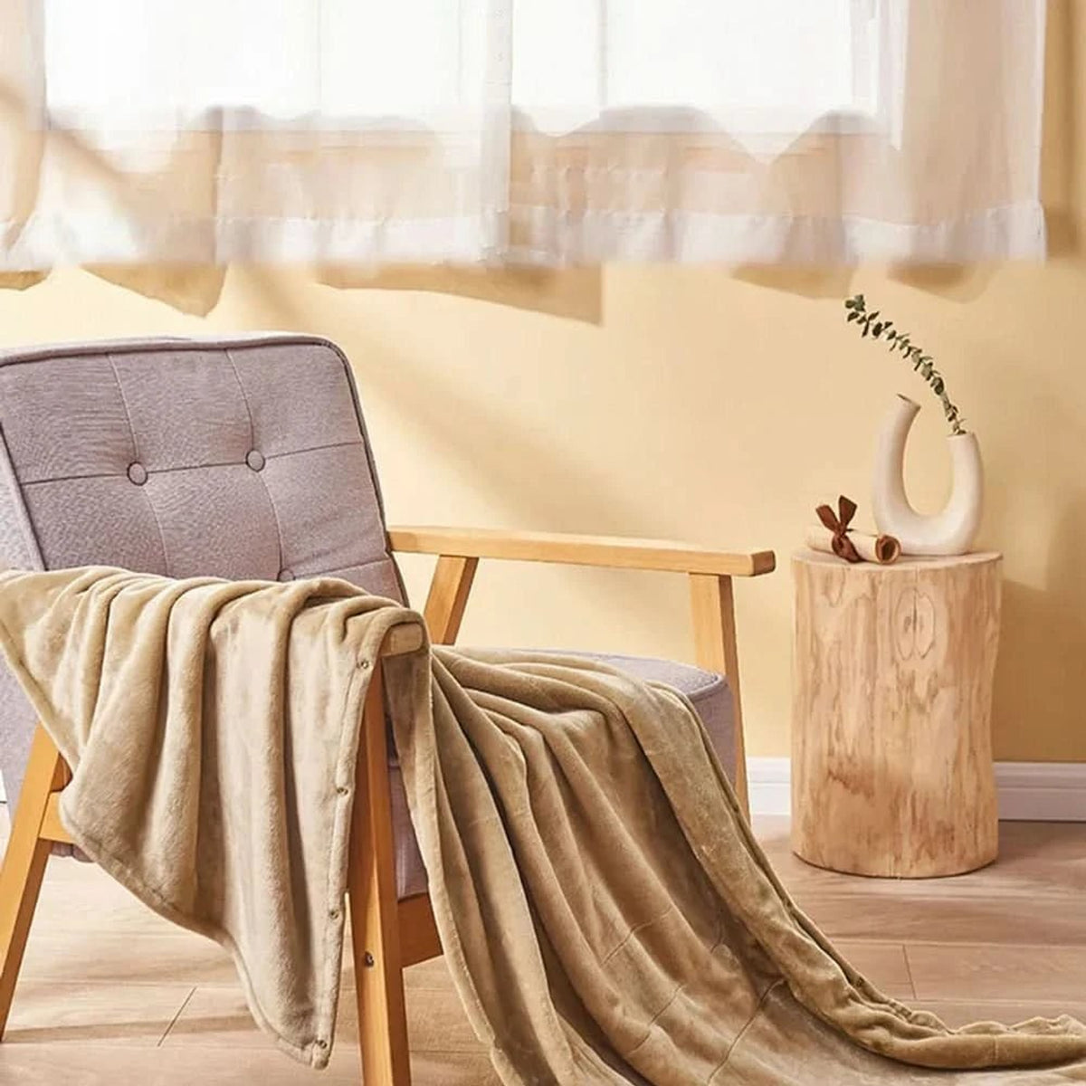 USB Heated Blanket With 3 Heat Settings Portable Warming Throw - Image 3