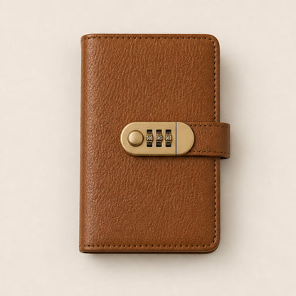 Vaultara Combination Lock Savings Notebook With Secure Cash Pocket - Image 12
