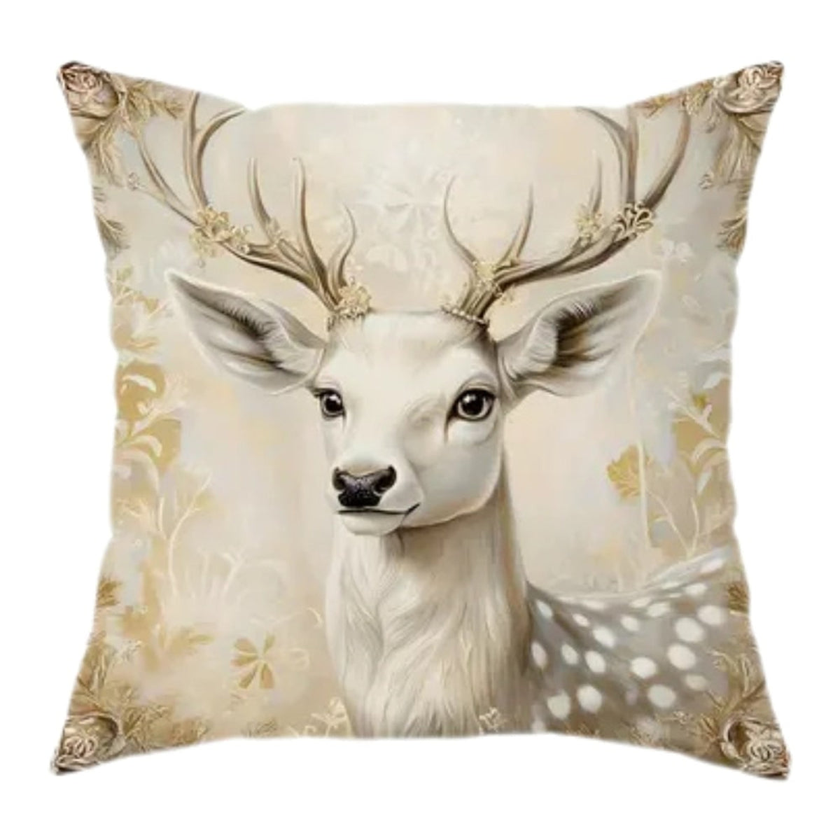Velvet Christmas Cushion Cover With Festive Print - Image 5