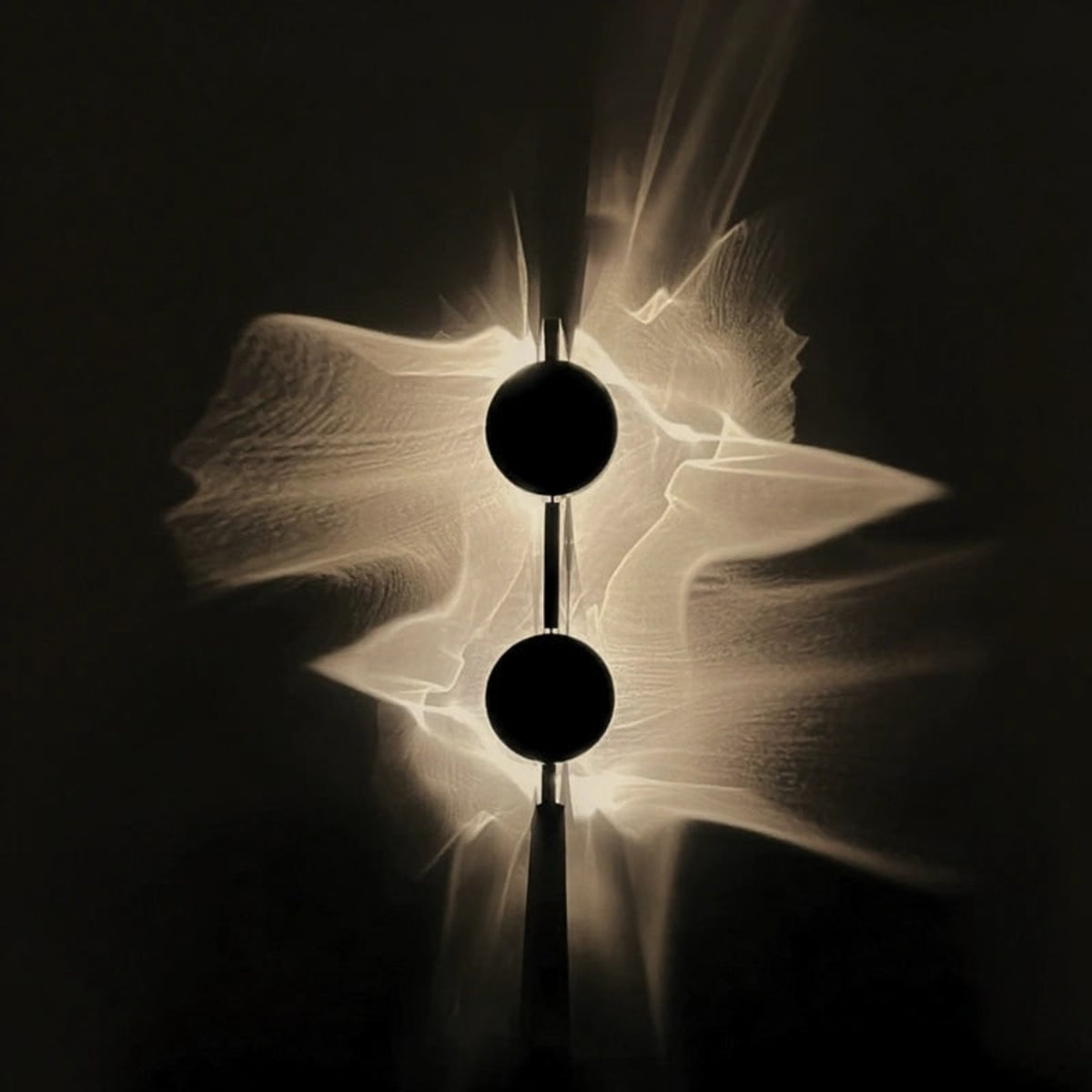 Velwave Aluminum Wall Light With Ripple Pattern - Image 4