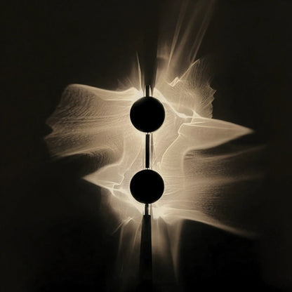 Velwave Aluminum Wall Light With Ripple Pattern - Image 4