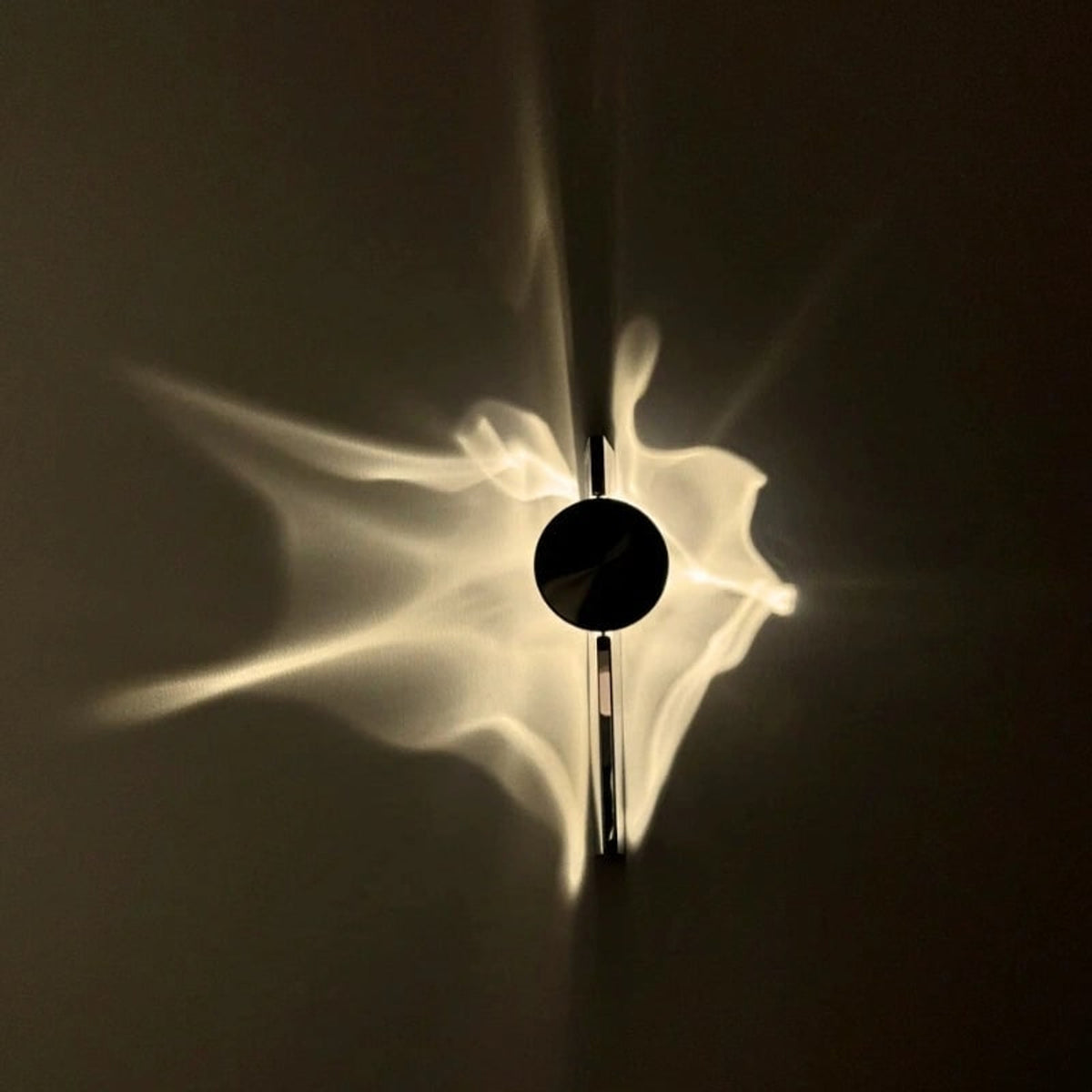 Velwave Aluminum Wall Light With Ripple Pattern - Image 5