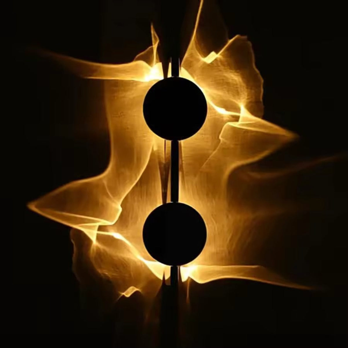 Velwave Aluminum Wall Light With Ripple Pattern - Image 6