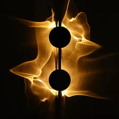 Velwave Aluminum Wall Light With Ripple Pattern - Image 6