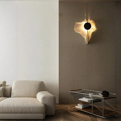 Velwave Aluminum Wall Light With Ripple Pattern - Image 7