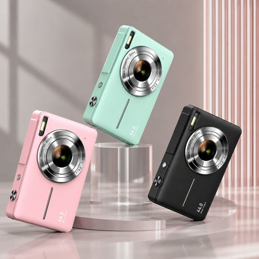 Vintage Digital Camera Nostalux Retro Compact 1080p - Image 1