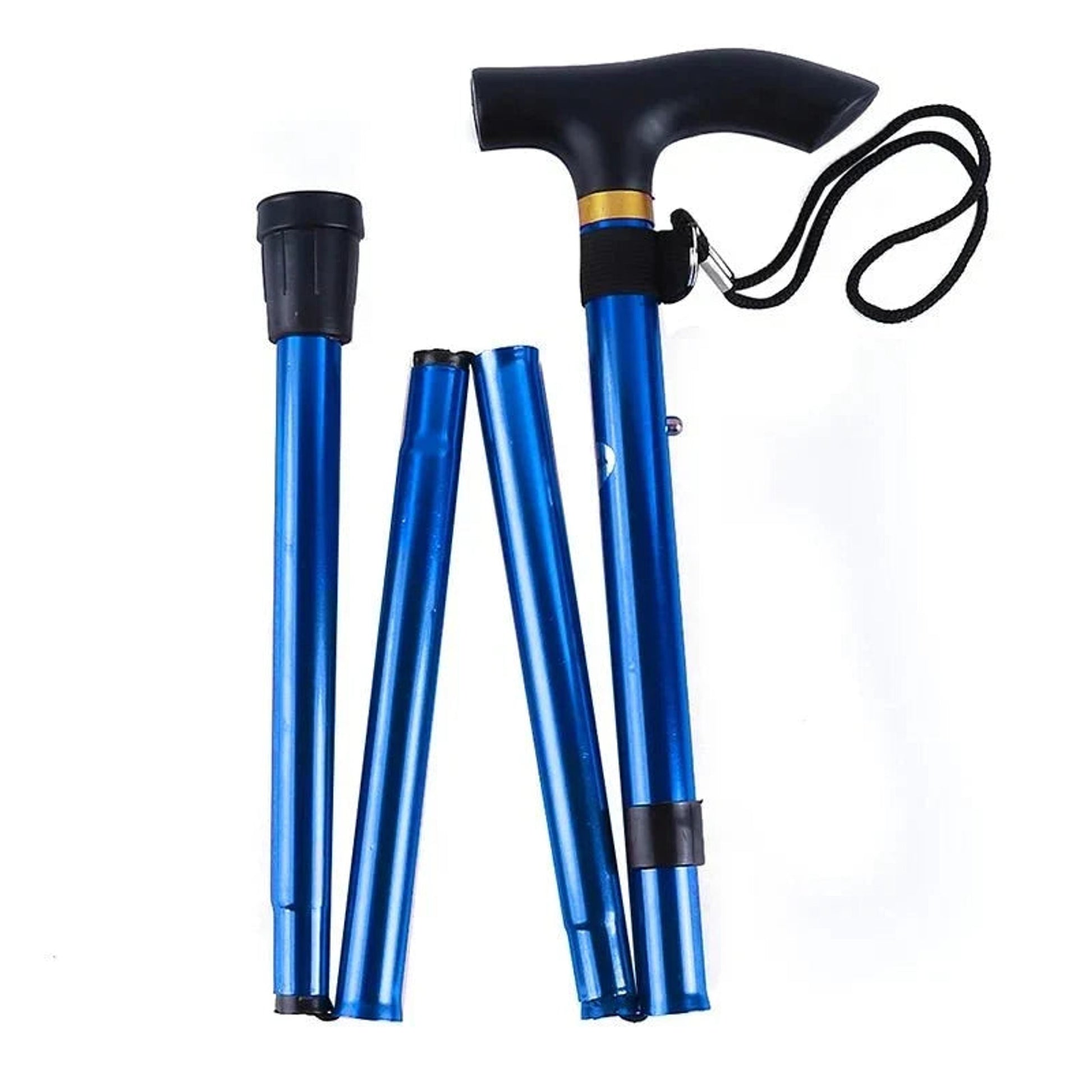 Walking Cane Height Adjustable From Leichtes Aluminium With Rutschfester Griff Ergonomic Non-Slip Grip And Wrist Strap - Image 11