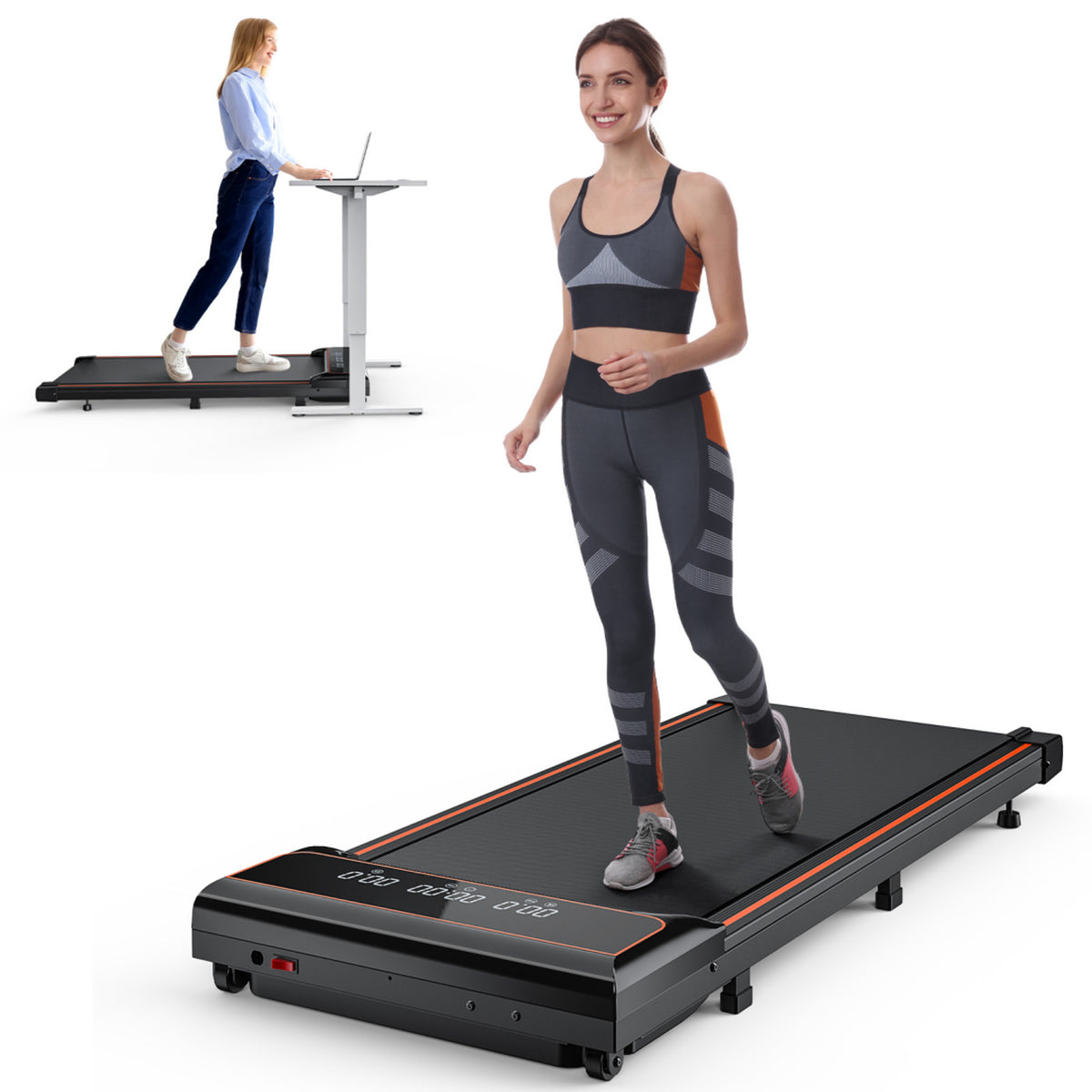 Walking Pad Treadmill With Quiet Operation And Adjustable Speed Settings - Image 4