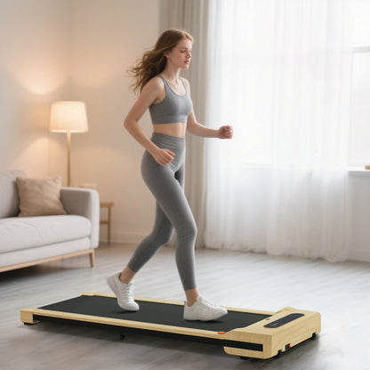 Walking Pad Treadmill With Remote Control LED Display And Transport Wheels For Home Office - Image 3