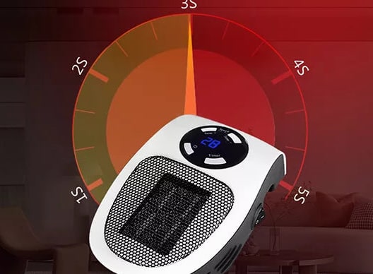 Wall Mounted Heater With Digital Display And Remote Control - Image 5