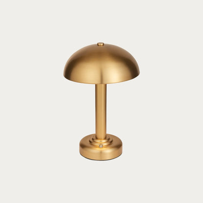 Warm Brass Rechargeable Table Lamp With Touch Dimmer - Image 1