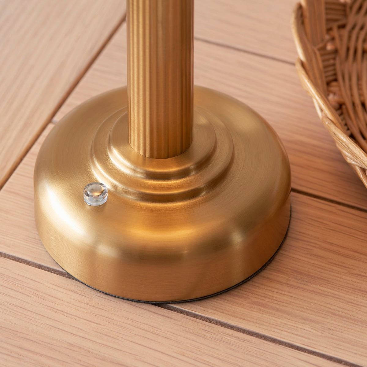 Warm Brass Rechargeable Table Lamp With Touch Dimmer - Image 4